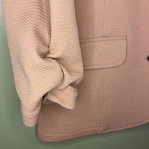 Open Front Military Style Blazer - Picture 6 of 7